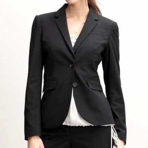 NWT BANANA REPUBLIC Women’s Blazer Size 00p Black